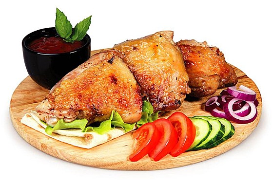 Шашлык из куриных бедер