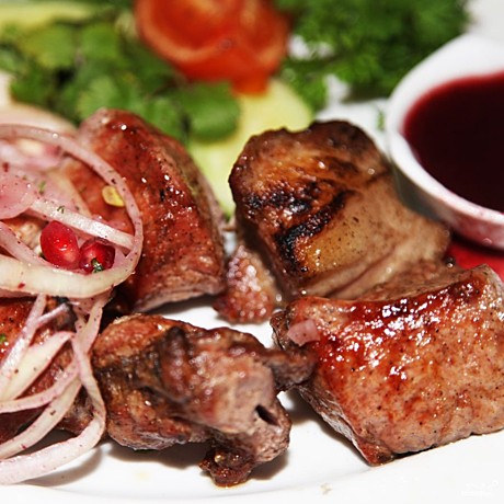 Шашлык из свиной шейки